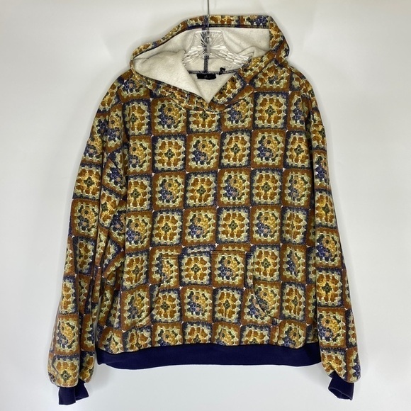 Urban Outfitters Tops - Out From Under Urban Outfitters Kacy Motif Hoddie Peace Hippie Sweatshirt Medium